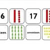 00000Number matching Game 10 to 21e