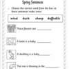 Spring Worksheets1